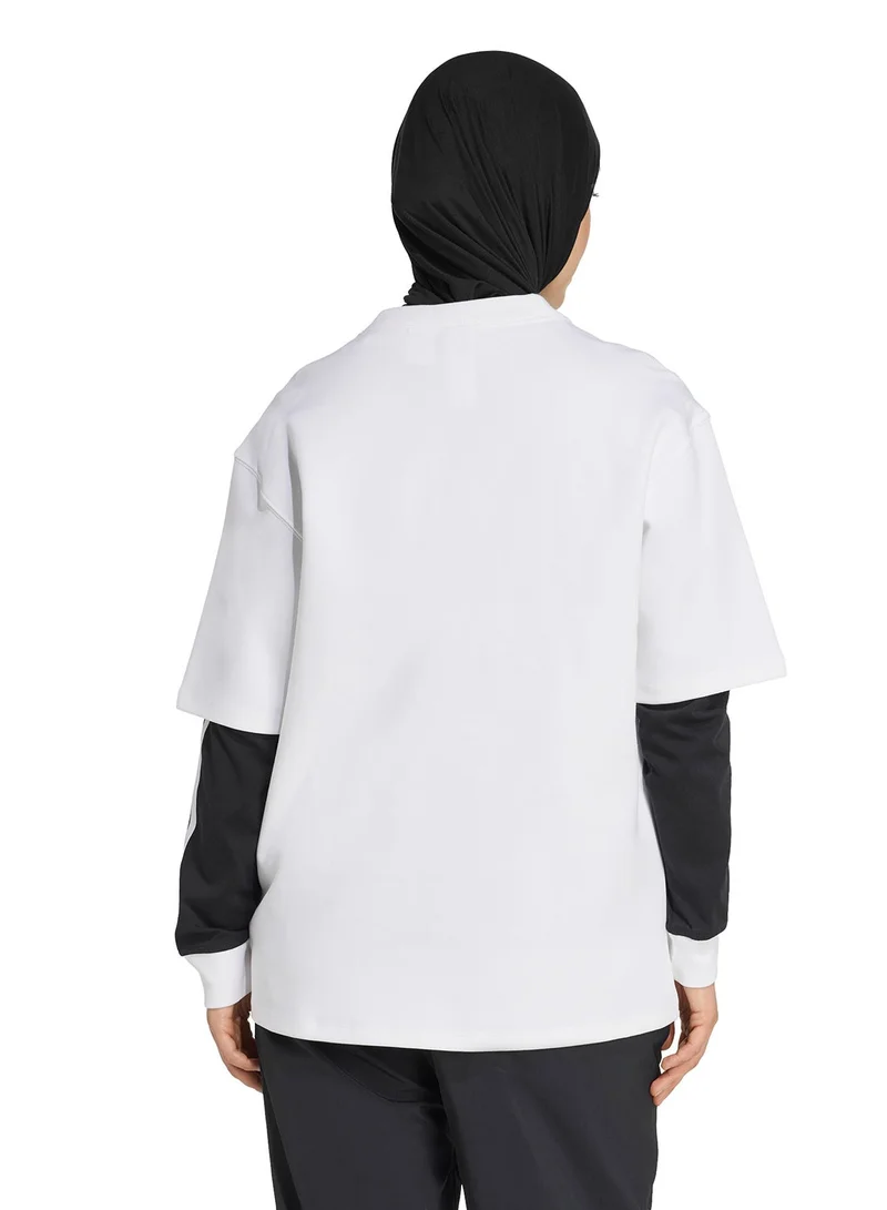 adidas Originals Adicolor Spacer Oversized Trefoil T-Shirt